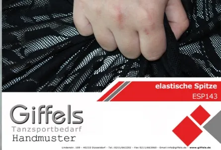 Handmuster - elastische Spitze ESP143