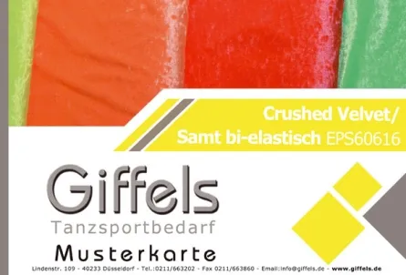 Musterkarte - Samt/ crushed velvet bi-elastisch EPS60616