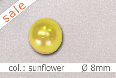 Wachsperlen - 8mm - col.sunflower