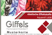 Musterkarte -elastischer Lycra-Stoff Motiv Aquarell 