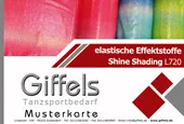 Musterkarte für den Artikel Shine shading. 