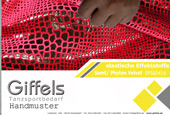 Bestellen Sie ein Handmuster von unserem neuen Stoff Phyton Velvet