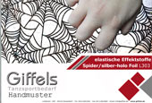 Bestellen Sie ein Handmuster von unserem neuen Stoff Shine Stars