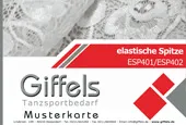 Musterkarte zur elastischen Spitze ESP401