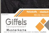 Musterkarte elastischer Netzstoff mit Glitzer jetzt bestellen