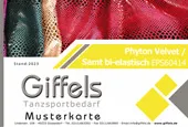 Jetzt die Musterkarte von unserem neuen Stoff Phyton Velvet bestellen