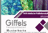 Musterkarte Effekt-Paillettenstoff