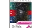 Preview: Lycra - Design Shine holo Farbver. farbig-schwarz - Reste