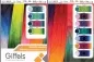 Preview: Netzstoff mit Farbverlauf & Pailletten