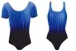 Preview: Lycra stripe shading - col. blau-schwarz