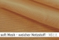 Preview: soft Mesh - weicher Netzstoff - american tan