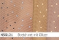 Preview: Stretch net mit Glitzer - weicher Netzstoff