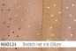 Preview: Stretch net mit Glitzer - weicher Netzstoff