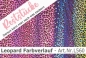 Preview: Lycra Leopard Farbverlauf- L560 - Reste