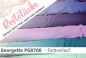 Preview: Polyester Georgette - Farbverlauf - Reste