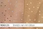 Preview: Netzstoff-stretchnet mit Pailletten