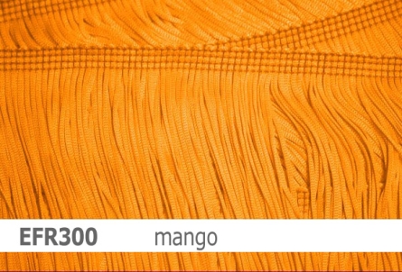 elastische Tactel-Franse 30cm - reduzierte Farben