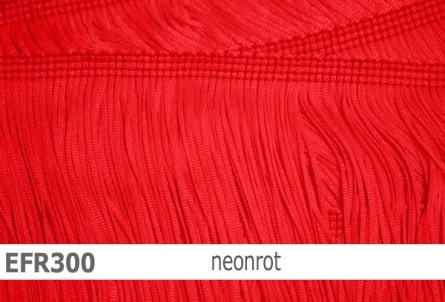 Preview: elastische Tactel-Franse 30cm - reduzierte Farben