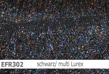 Preview: elastische Lurex-Fransen - 30cm - reduzierte Farben