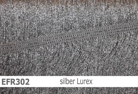 elastische Lurex-Fransen - 30cm - reduzierte Farben