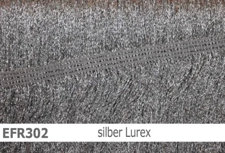 elastische Lurex-Fransen - 30cm