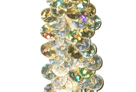 Holo Paillettenband - extra breit