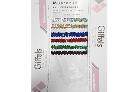 Preview: Holo Paillettenband - breit