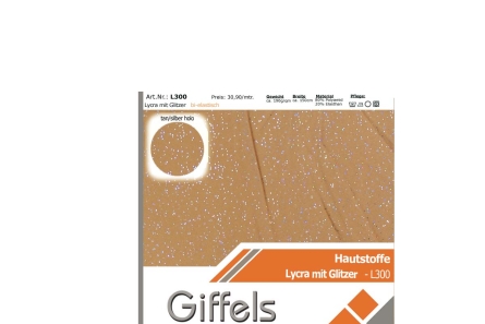 Lycra Galaxy - col. tan/silber holo - Reste