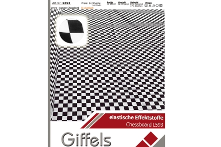 Lycra Chessboard- L593 - Reste