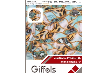 Preview: Lycra Design animal chain - Reste