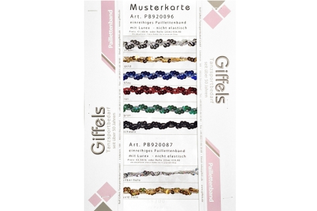 Preview: Paillettenband - Wellen