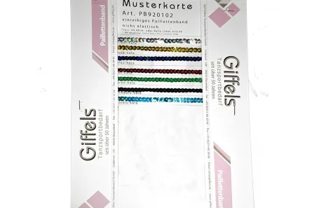 Holo Paillettenband 1reihig