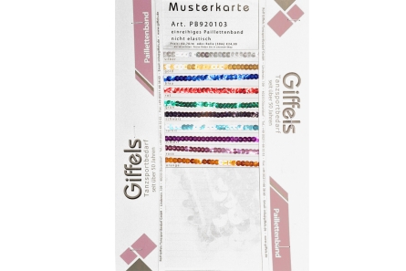 Preview: Paillettenband 1reihig