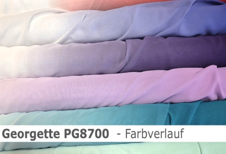 Polyester Georgette - Farbverlauf