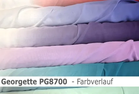 Polyester Georgette - Farbverlauf