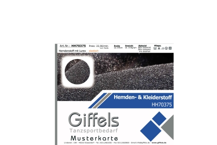 Preview: Hemdenstoff mit Lurex - HH70375