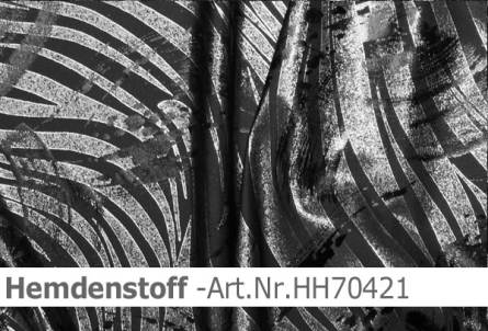 Hemdenstoff mit Silberdruck - HH70421 - Reste