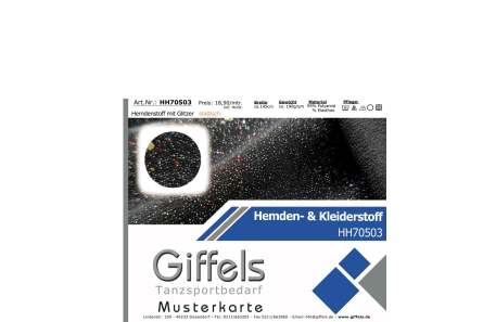Preview: Hemdenstoff mit Glitzer - HH70503