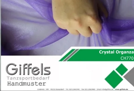 Handmuster - Crystal Organza CH770