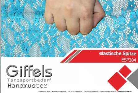 elastische Spitze-ESP137-Handmuster