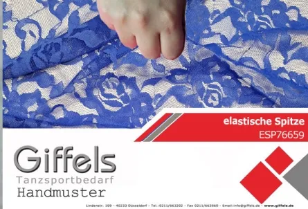 Handmuster - elastische Spitze ESP76659