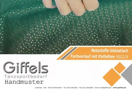 Handmuster - Netzstoffe mit Farbverlauf