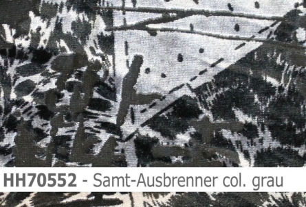 Hemdenstoff Samt - Ausbrenner- HH70552 - Reste