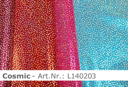 Preview: Lycra Cosmic mit Holopunkte - Reste