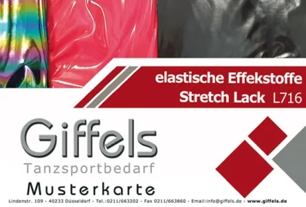 Musterkarte - Stretch Lack L716