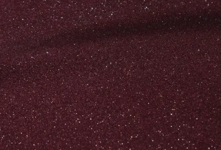 bordeaux farbiger Lycra/ Badeanzugstoff mit Glitzer