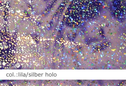 Lycra - Design Strobe mit Hologramm - Reste