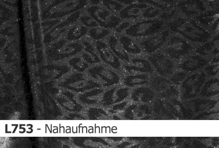 Preview: Lycra - Design Black Panther mit Glitzer