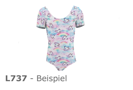 Preview: Lycra Design Einhorn - Reste