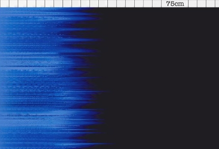 Preview: Lycra stripe shading - col. blau-schwarz